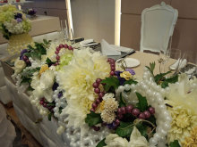 ナランハ スタッフブログ-yukaさん結婚式 メインテーブル