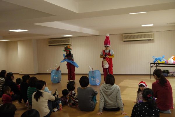 Happy Balloon Project 藤沢YMCAクリスマス会 バルーン教室