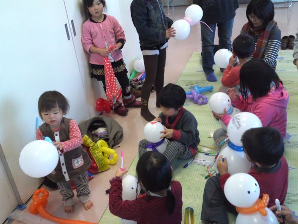 Happy Balloon Project 高根台児童ホーム わくわくタイム バルーンで遊ぼう!