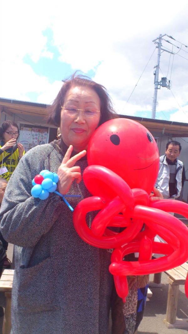 Happy Balloon Project 福島県いわき市の仮設住宅ボランティア