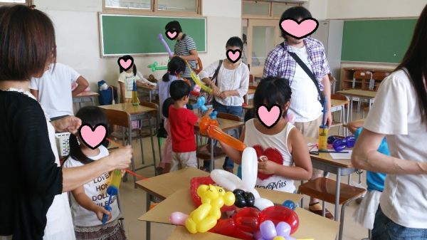 Happy Balloon Project REIMEI体験夏祭り・バルーンアート教室