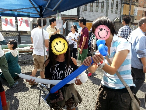 Happy Balloon Project デフ・テーマパーク バルーンアートコーナー
