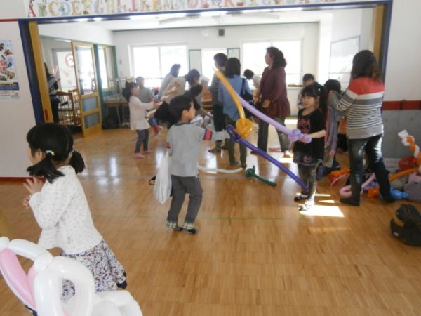 Happy Balloon Project 幼稚園お別れ会～ おもっきり風船で遊ぼう!