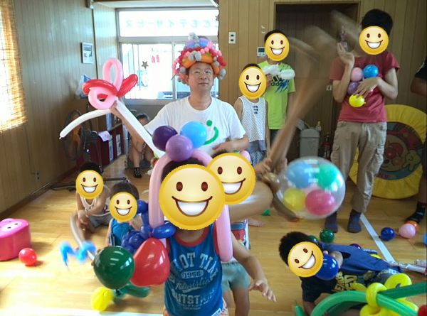 Happy Balloon Project 災害ボランティア ミニバルーンイベント