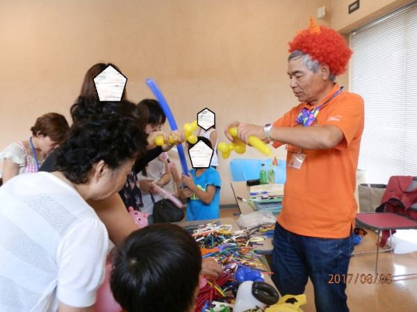 Happy Balloon Project 「東金おもちゃの図書館とんとん」夏祭り