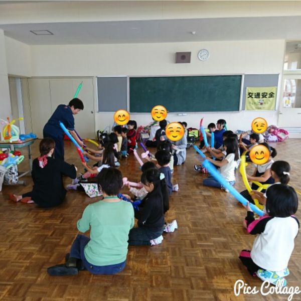 Happy Balloon Project 枝幸町放課後子ども教室「遊YOU広場」バルーンアート体験