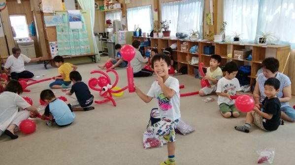 Happy Balloon Project 学童保育所なかよし夏休みバルーン体験
