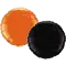 (画像)ハロウィン キャンペーン セット マイクロフォイル ラウンド 18インチ オレンジ ＆ ブラック