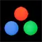 (画像)ライトアップボール ステージタイプ 70mm 3個セット 赤青緑