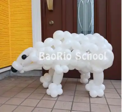 しろくま　体長70cm