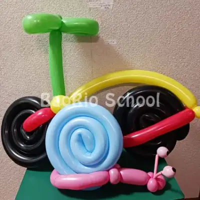 ぐるぐるカタツムリ・自転車