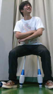 ジャグリングサークル訪問 東海大学STAND様