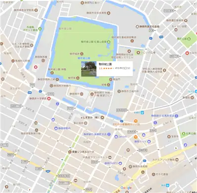 駿府城公園地図1