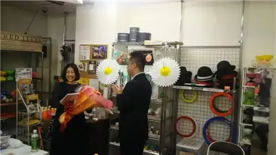 ナランハ代表中嶋から記念品贈呈