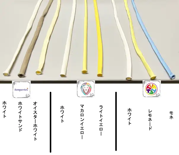 白っぽいふくらませる前
