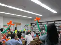 マジックバルーン教室 横山南市民センター図書室 10/20