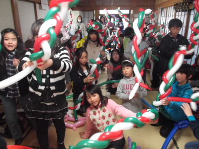 Happy Balloon Project 大社町子ども会クリスマス会