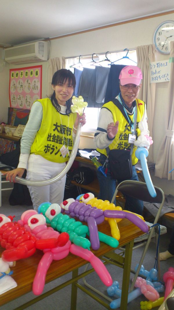 Happy Balloon Project 福島県いわき市の仮設住宅ボランティア