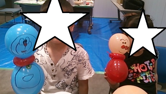 Happy Balloon Project ちびっこコーナーでバルーン遊び&バルーン教室