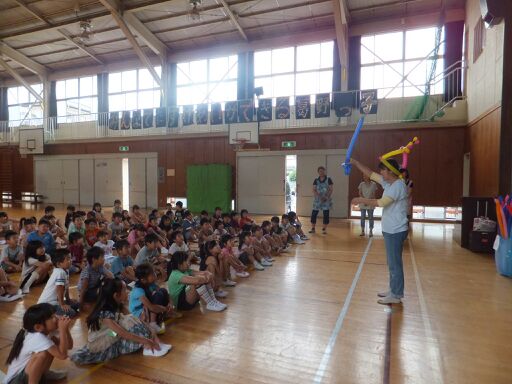Happy Balloon Project 葛野小学校 キッズクラブバルーン教室