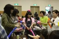 母子の会胆振大会でのアトラクションでのレッスン