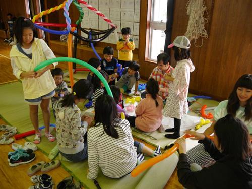 Happy Balloon Project 滝沢市立篠木小学校フリーマーケット