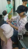 子供スマイルバルーンサポート