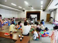 (一社)倫理研究所 家庭倫理の会播磨町 子供倫理塾夏祭り バルーンアートを一緒に作ろう!
