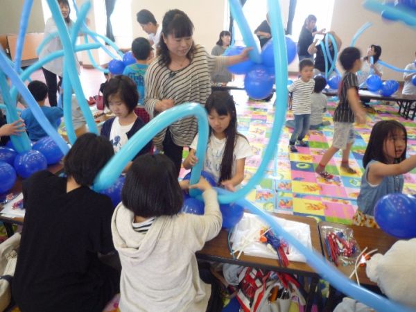 Happy Balloon Project 中野小環境文化講座 親子バルーン教室