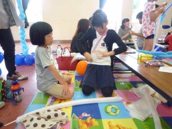 Happy Balloon Project 中野小環境文化講座 親子バルーン教室