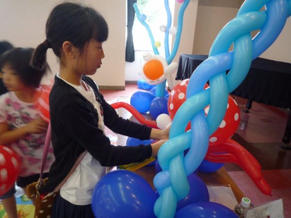 Happy Balloon Project 中野小環境文化講座 親子バルーン教室