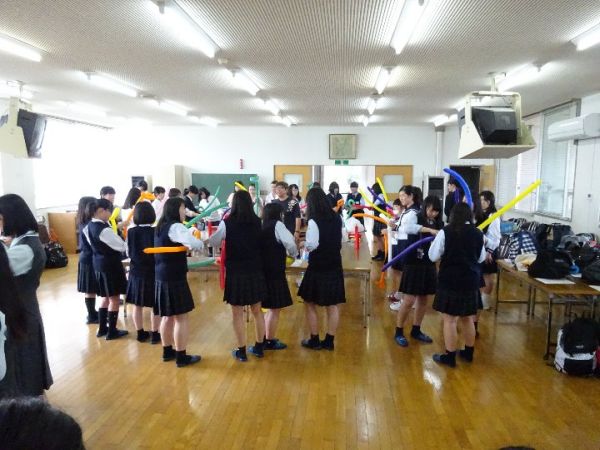 Happy Balloon Project 山形県高等学校家庭科クラブ研修