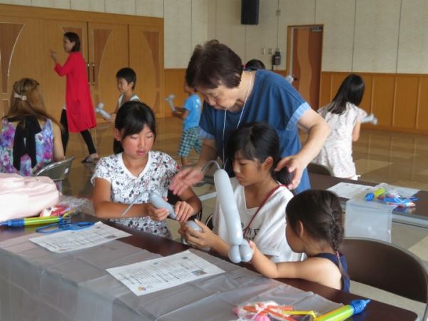 Happy Balloon Project 日向市漁協女性部子ども教室