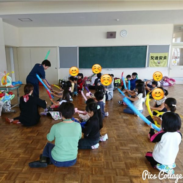 Happy Balloon Project 枝幸町放課後子ども教室「遊YOU広場」バルーンアート体験