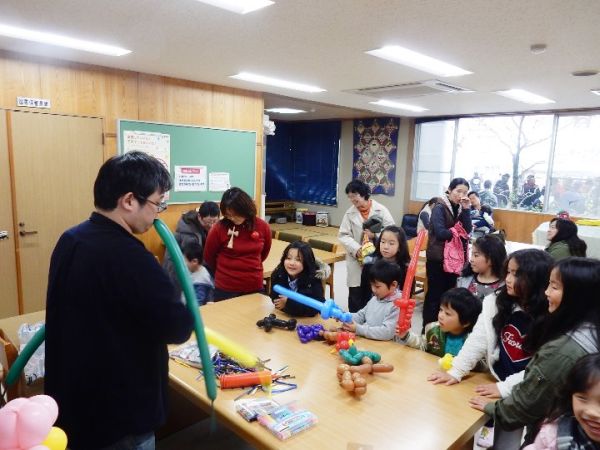 Happy Balloon Project 立石地区文化祭 バルーンアート教室