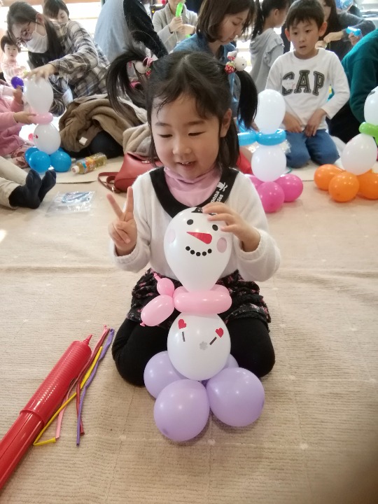 Happy Balloon Project とういんファミリーサポートセンター交流会