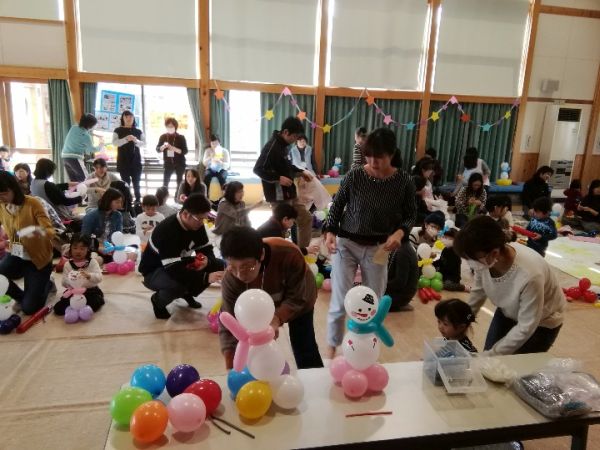 Happy Balloon Project とういんファミリーサポートセンター交流会