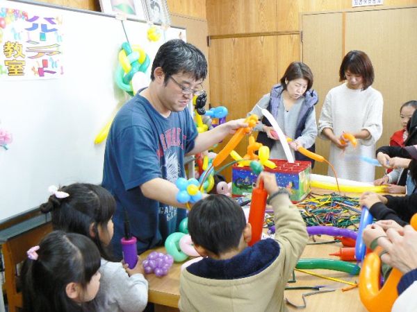 Happy Balloon Project 立石地区文化祭 バルーンアート教室