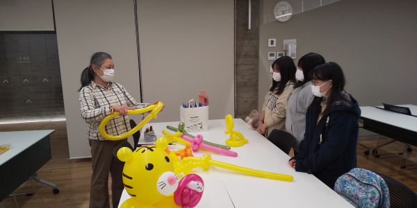 Happy Balloon Project 東海村高校生会へのバルーン講習会