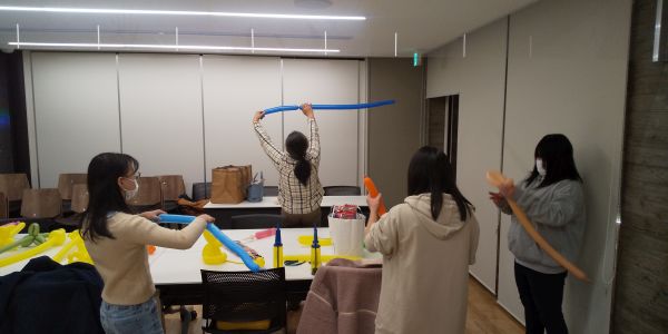 Happy Balloon Project 東海村高校生会へのバルーン講習会