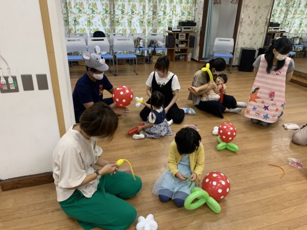 Happy Balloon Project いちごクラブ夏休み親子体験
