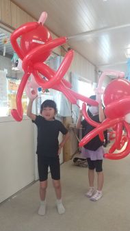 Happy Balloon Project 学童保育所シルバーなかよし夏休み活動