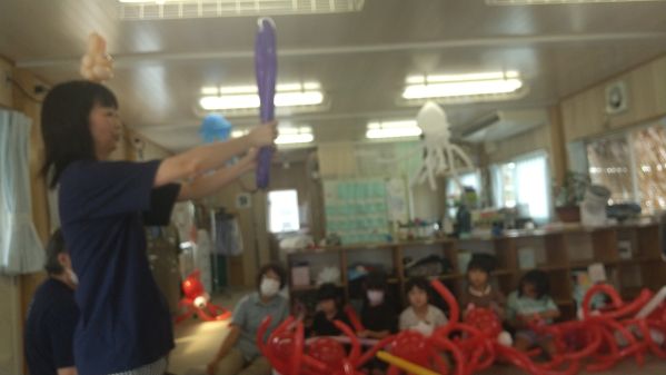 Happy Balloon Project 学童保育所シルバーなかよし夏休み活動