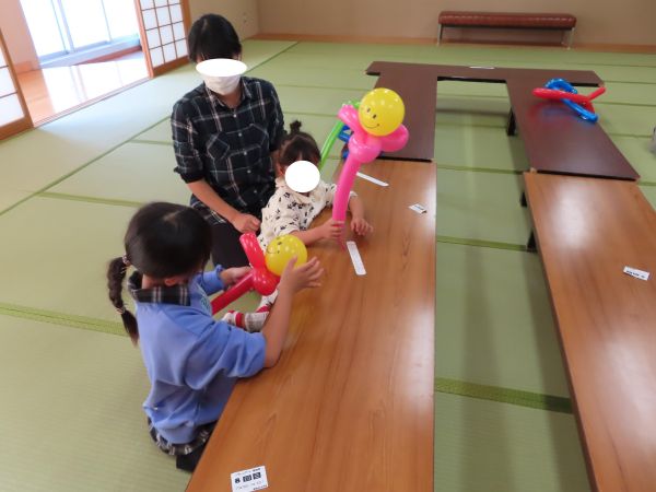 Happy Balloon Project 地区市民館祭りでバルーンアート