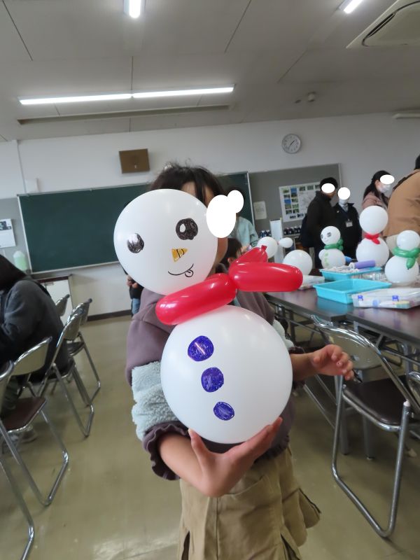 Happy Balloon Project バルーンアートで雪だるまを作ろう