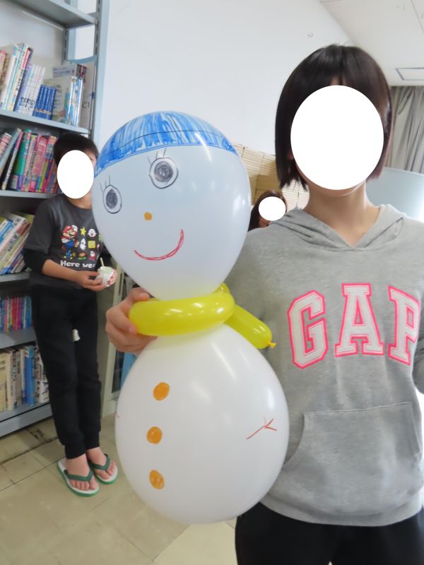 Happy Balloon Project バルーンアートで雪だるまを作ろう