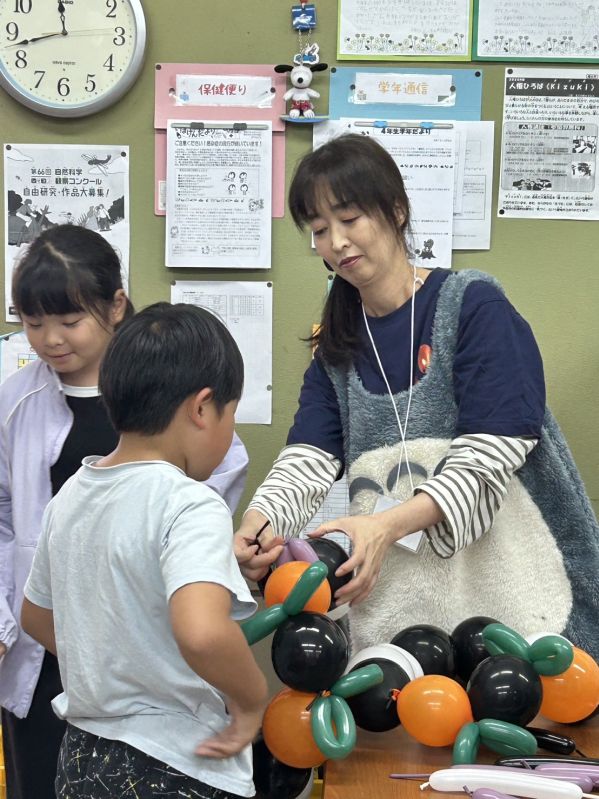 Happy Balloon Project 久米小学校体験教室