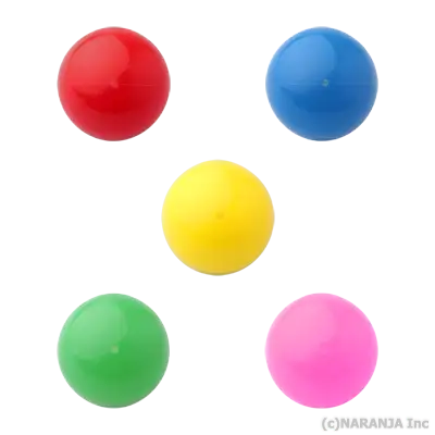 ナランハ ロシアンボール 65mm 5個セット 赤青黄緑ピンク