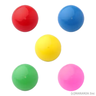 ナランハ ロシアンボール 70mm 5個セット 赤青黄緑ピンク