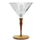 (画像)MOKU glass マティーニ グラス 166ml (信州木材ステム)